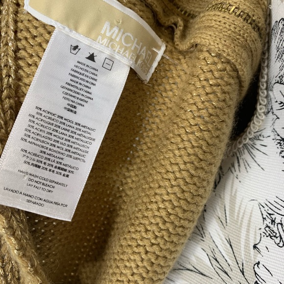 MICHAEL Michael Kors Metallic MK Infinity Scarf - Picture 2 of 3